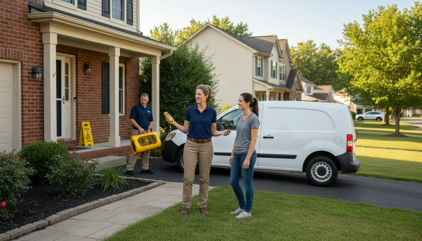 Residential water damage restoration in Del Norte, CO